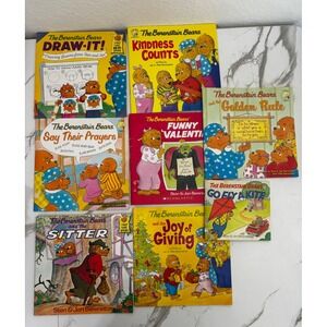 Berenstain Bears Book Lot of 8 Stan Jan Berenstain Kids First Time Books Mixed